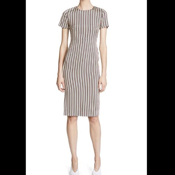 Diane Von Furstenberg “Paxton” midi striped Dress size 2 - Picture 1 of 10